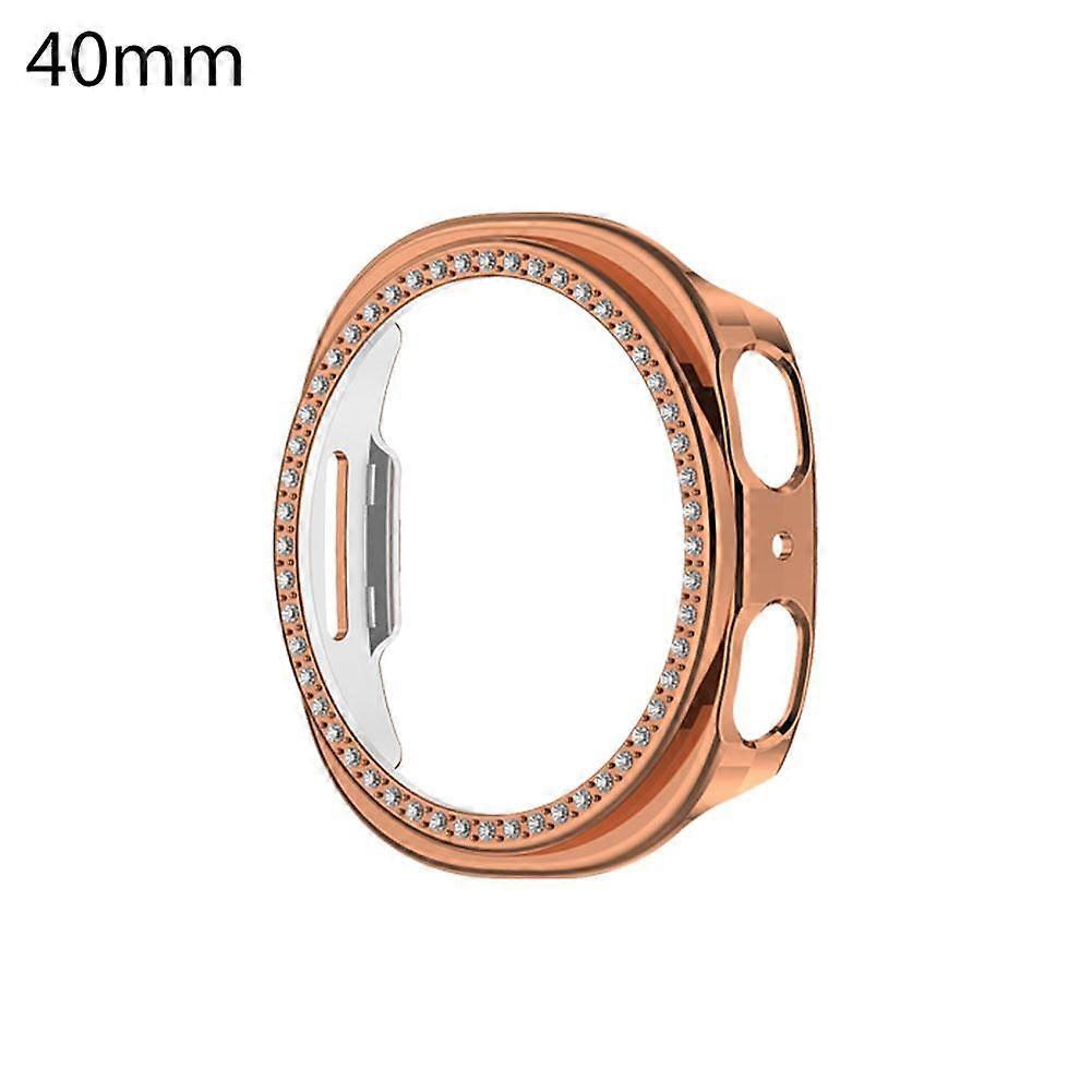 For Samsung Galaxy Watch 8 40mm Single Row-Diamond Half Coverage