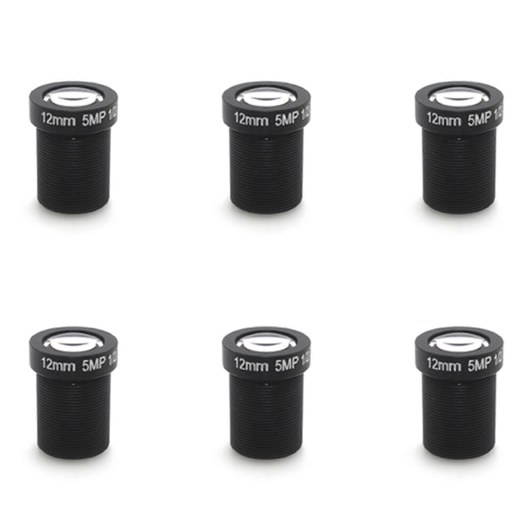 6X Single Board Camera Lens 12mm 5MP HD Network Camera Lens CCTV LENS Camera Accessories