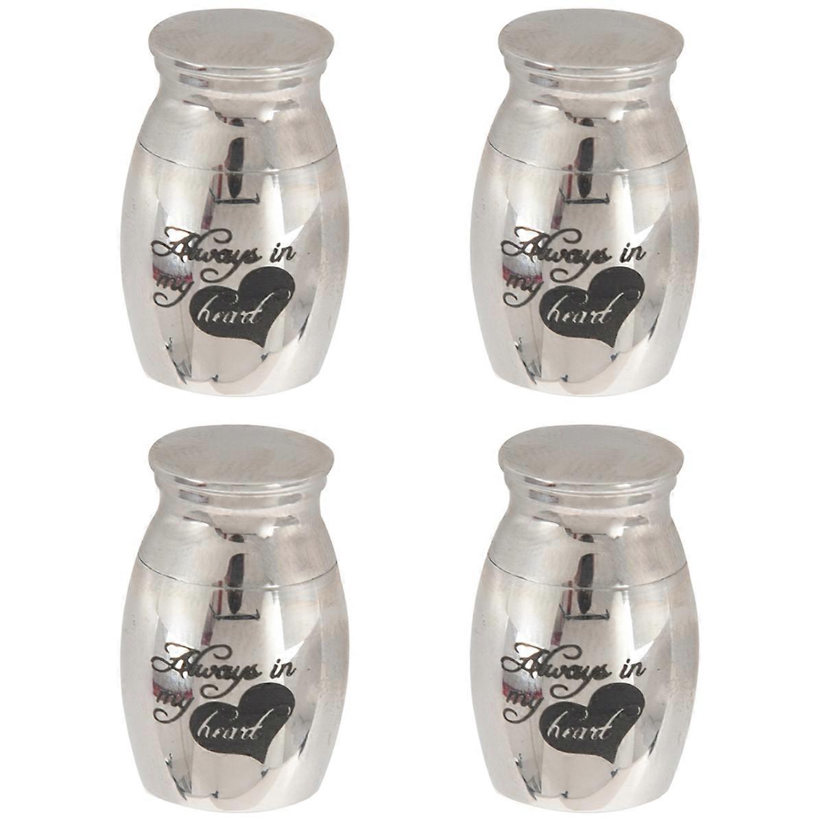 4X Cremation Urns, Ashes Keepsake, Memorial Mini Urn Funeral Urn