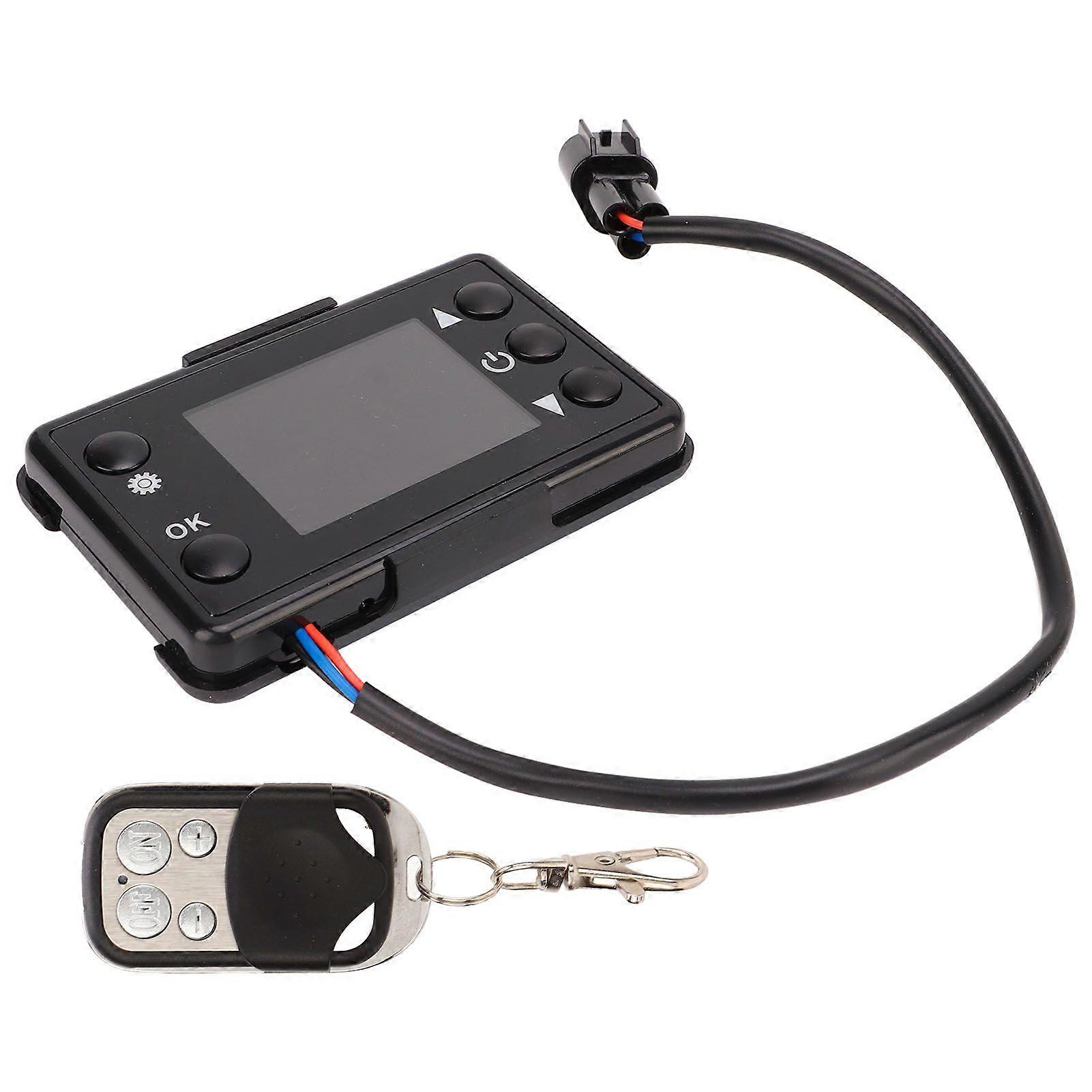 LCD monitor remote for parking heater in trucks