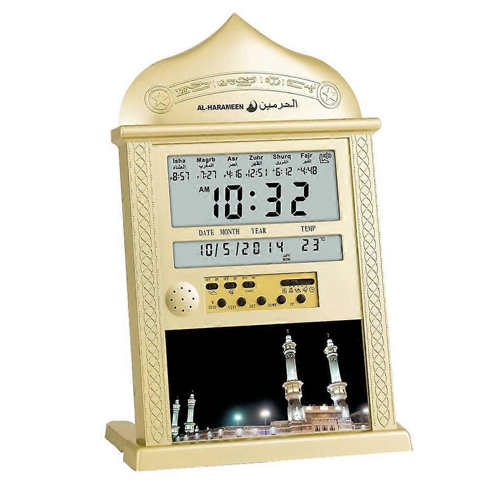 Perpetual Calendar Alarm Clock LCD Display Reminder Clock