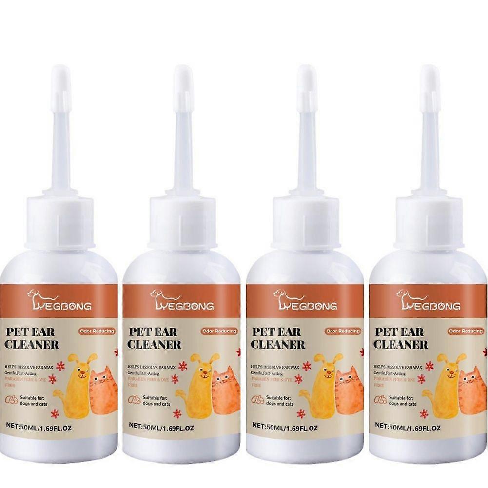 ダニ用ペット点耳薬臭除去点耳薬、犬用耳感染症溶液治療クレンザー
