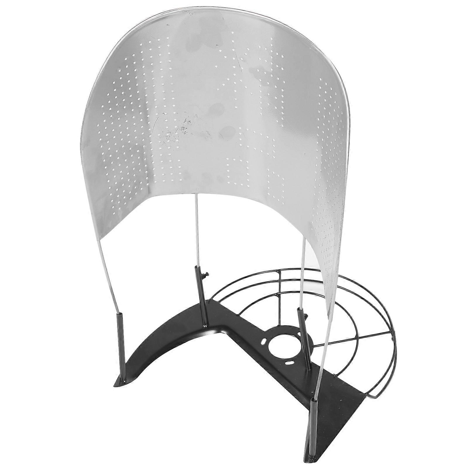 Outdoor Lawn Mower Accessory Rice Harvester Shield For Field Work Grass Mower Shield Silver Multi-functional 1Set