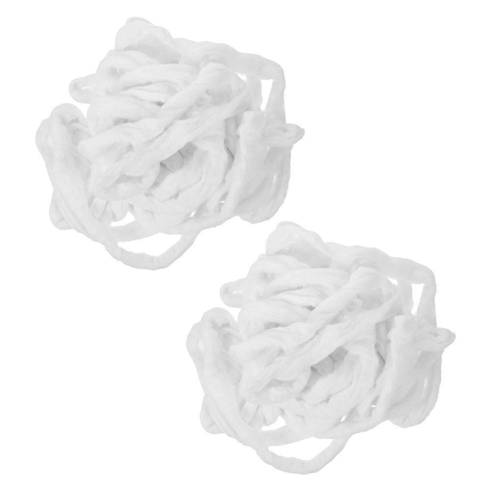 Hair Perm Cotton Strips 2 Pack – Highly Absorbent Coil with Wrap and String for Salon, Manicure, Pedicure Use – Quick Water Absorption for Hair