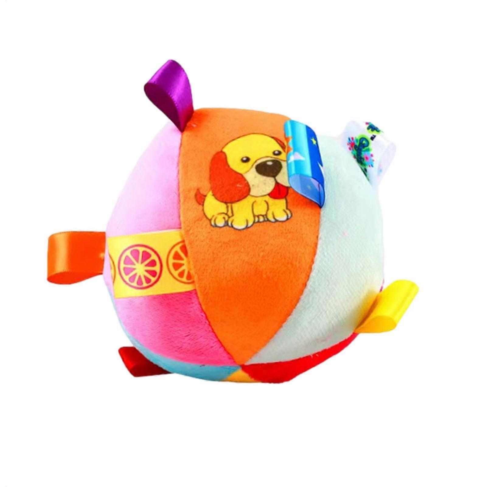 Dog toy, interactive plush toy  Cute talking bite toy with plush ball, soft animal products, squeaky toy for dogs