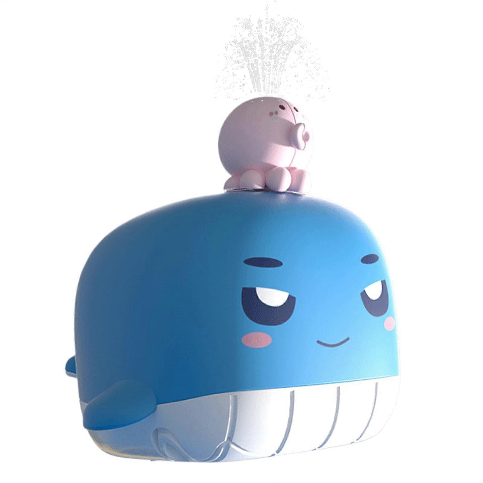 Electric Water Spray Bath Toy for Kids - Dark Blue Pool and Bathroom Fun, Ideal for Easter, Toddler-Friendly Design