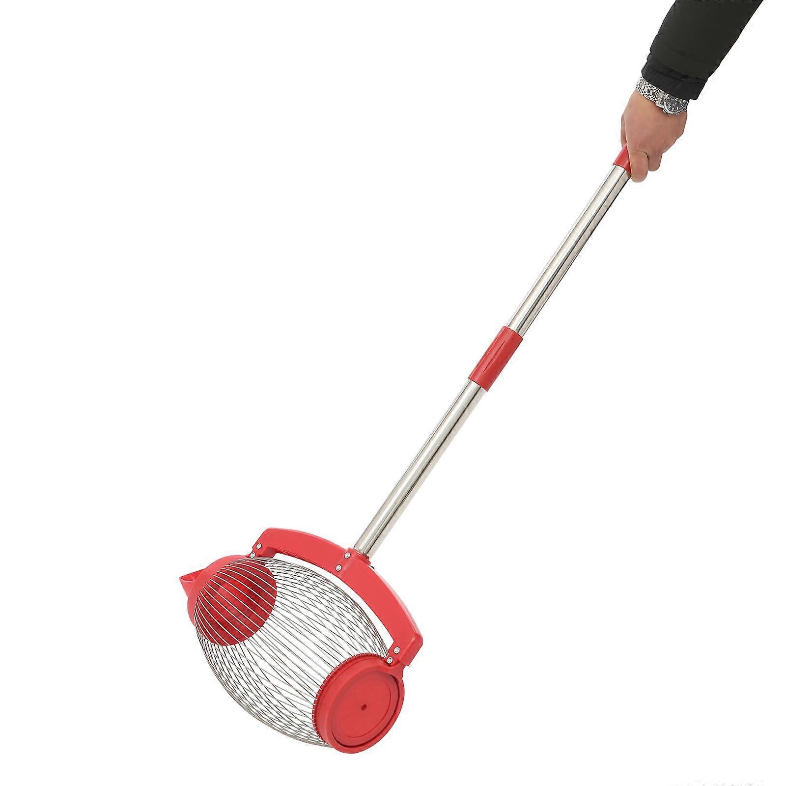 Nut Collector Rolling Harvester for Hazelnuts, Walnuts, Pecans, and Chestnuts - Durable 4-Inch Ball Picker Tool