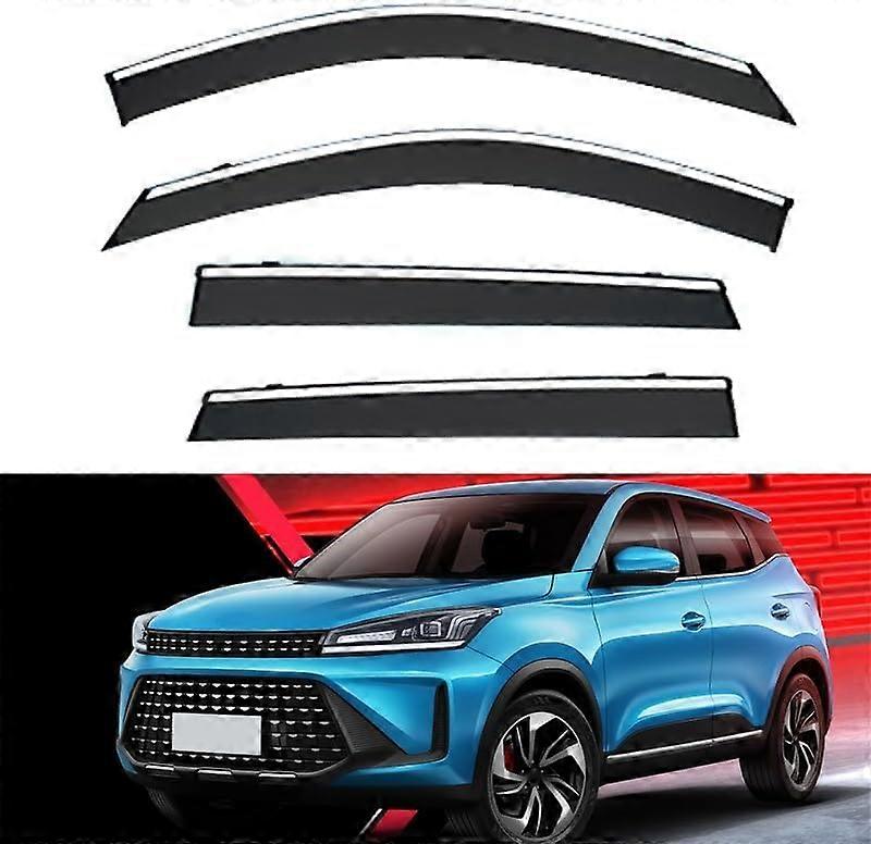 Auto Windabweiser Wave 3 MK1 2017 Overseas Edition Car Window Rain Deflector Front And Rear Durable Rain Guard