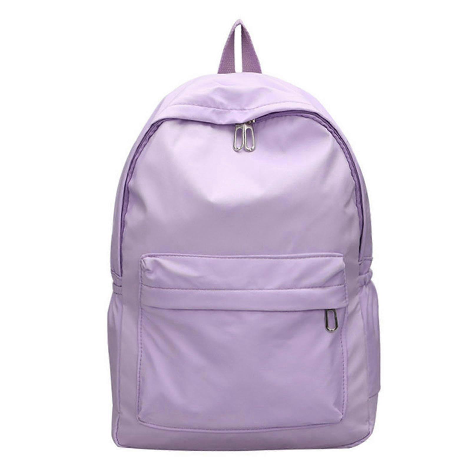 Backpack Nylon Women's Travel Backpack For School And Daily Use Lavender A