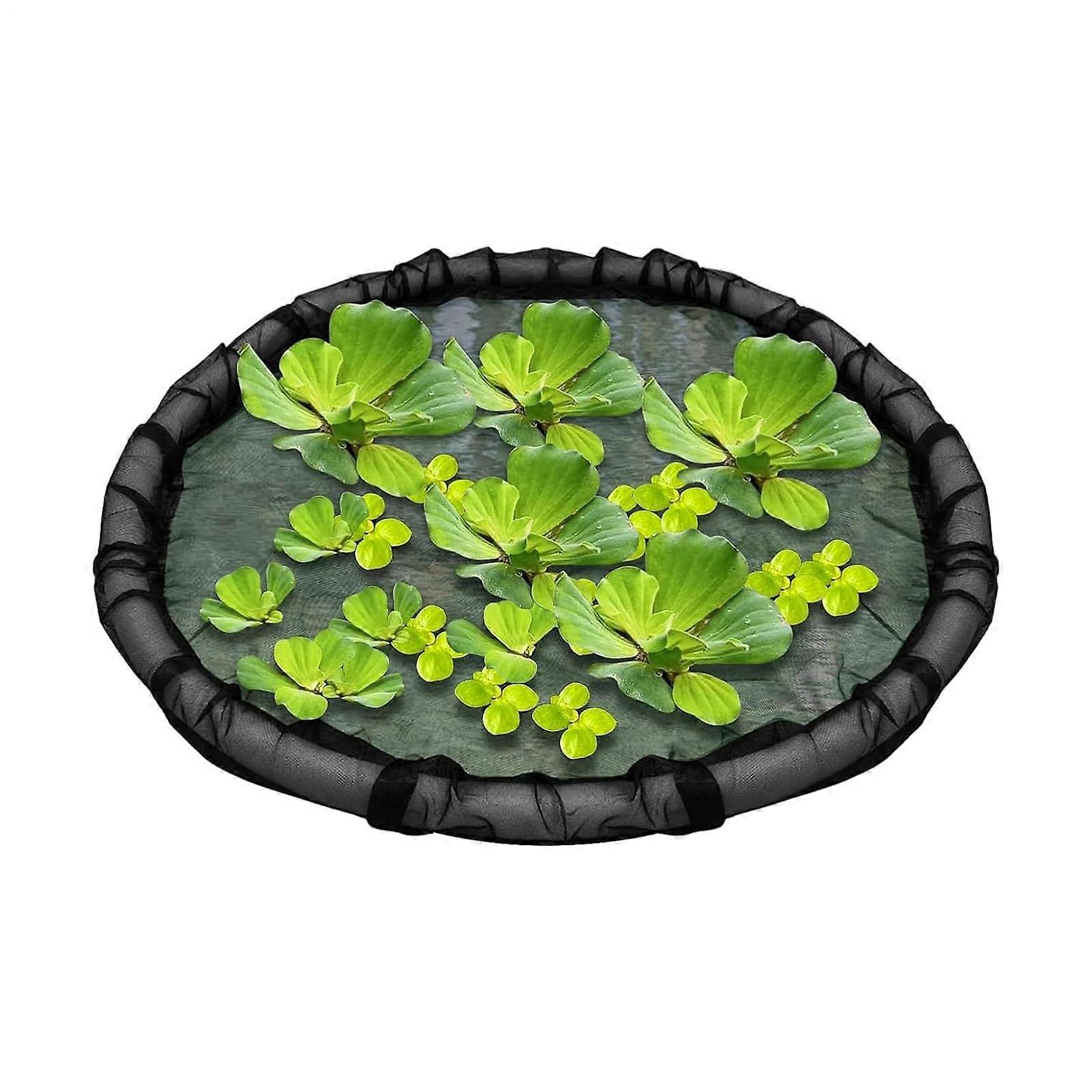 Floating Pond Planter Net For Plant Protection, 60 Cm Round Pond Netting For Aquatic Animals And Duckweed