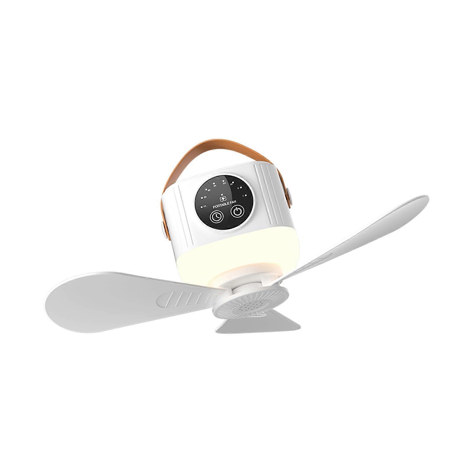 USB Camping Lamp Tent Fan For Outdoor Camping And Dorm Use 4 Speeds And Adjust Night Lights And Remote Control