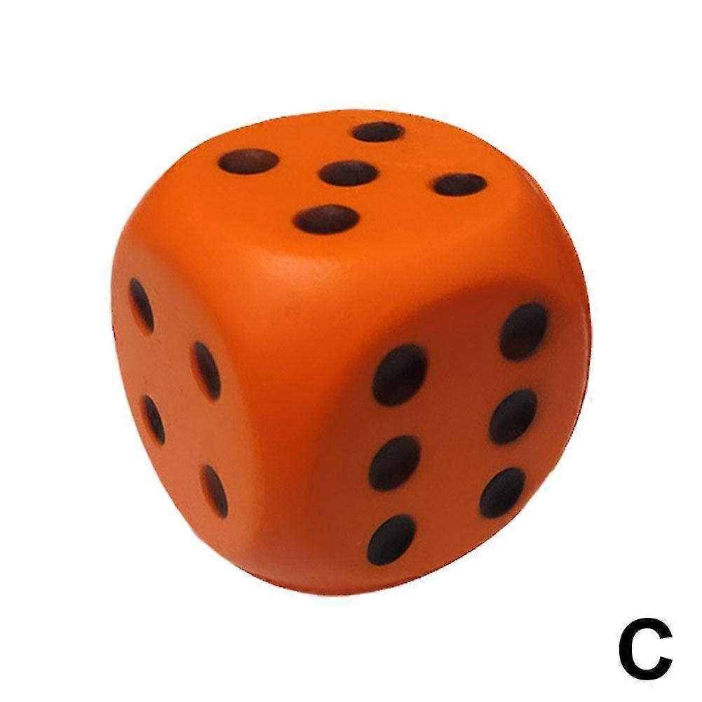 Large PU Dice Game Entertainment Number Dice Children Squeeze Toy