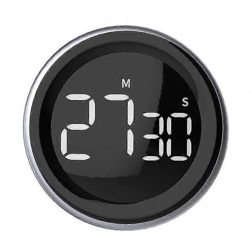 Kitchen Digital Timer with Countdown and Stopwatch Function - Black 80x29mm