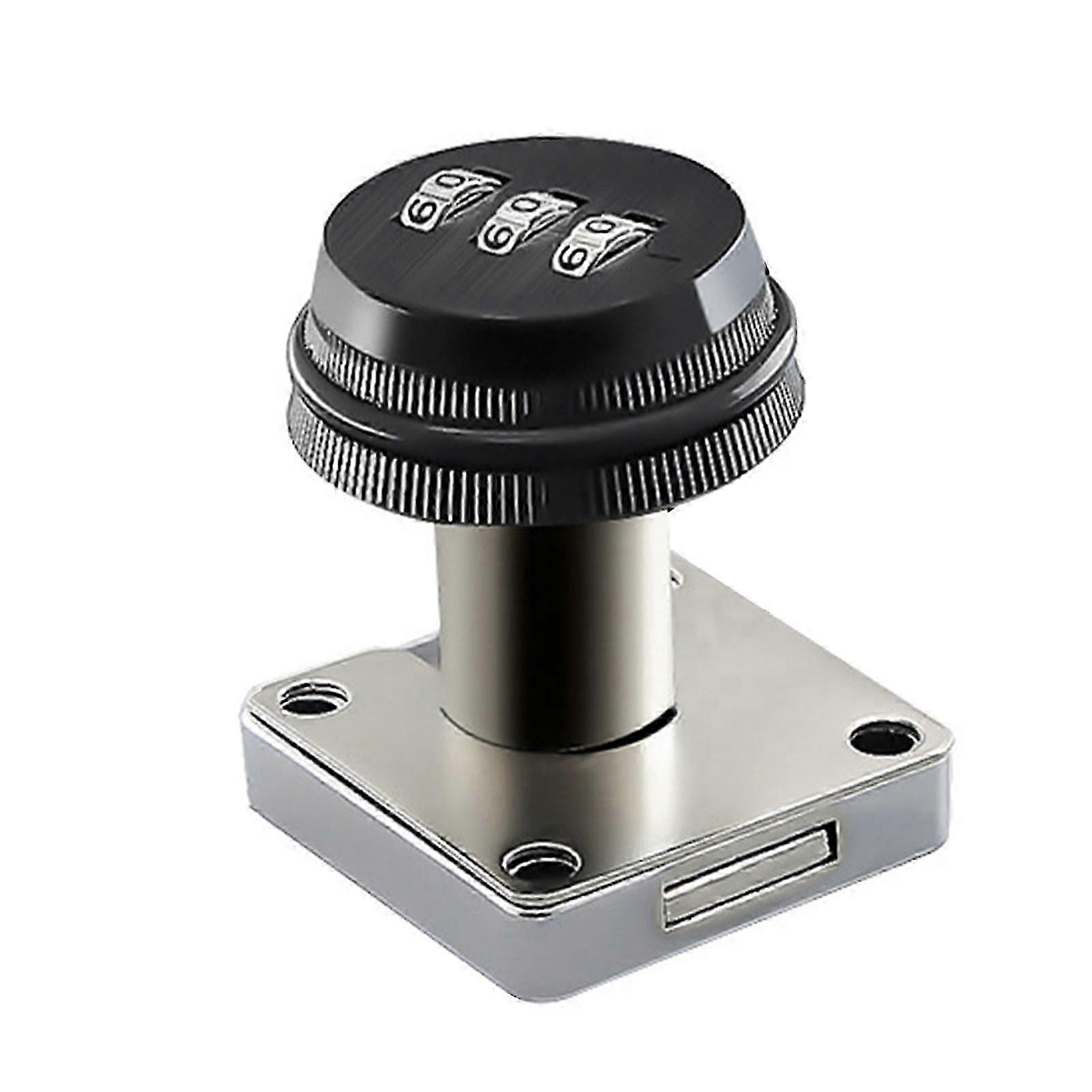 1 Set Digital Password Lock Thickened 3-digit Design Zinc Alloy Mailbox Drawer Security Number Code Lock Daily Use