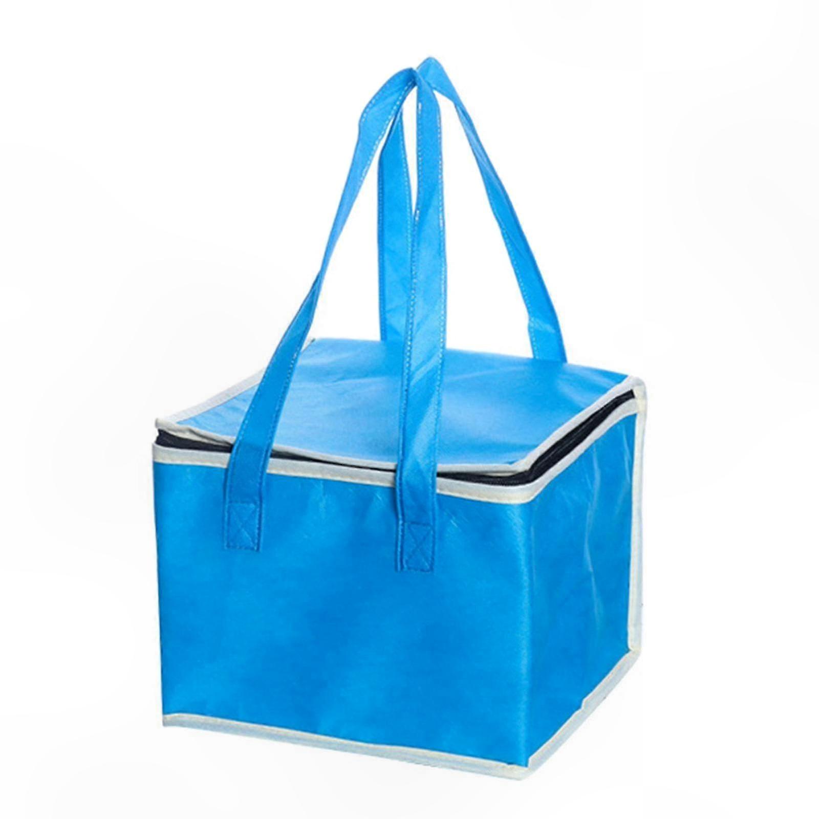 Insulated Pizza Delivery Bag with Aluminum Foil for Food Storage and Freshness Preservation