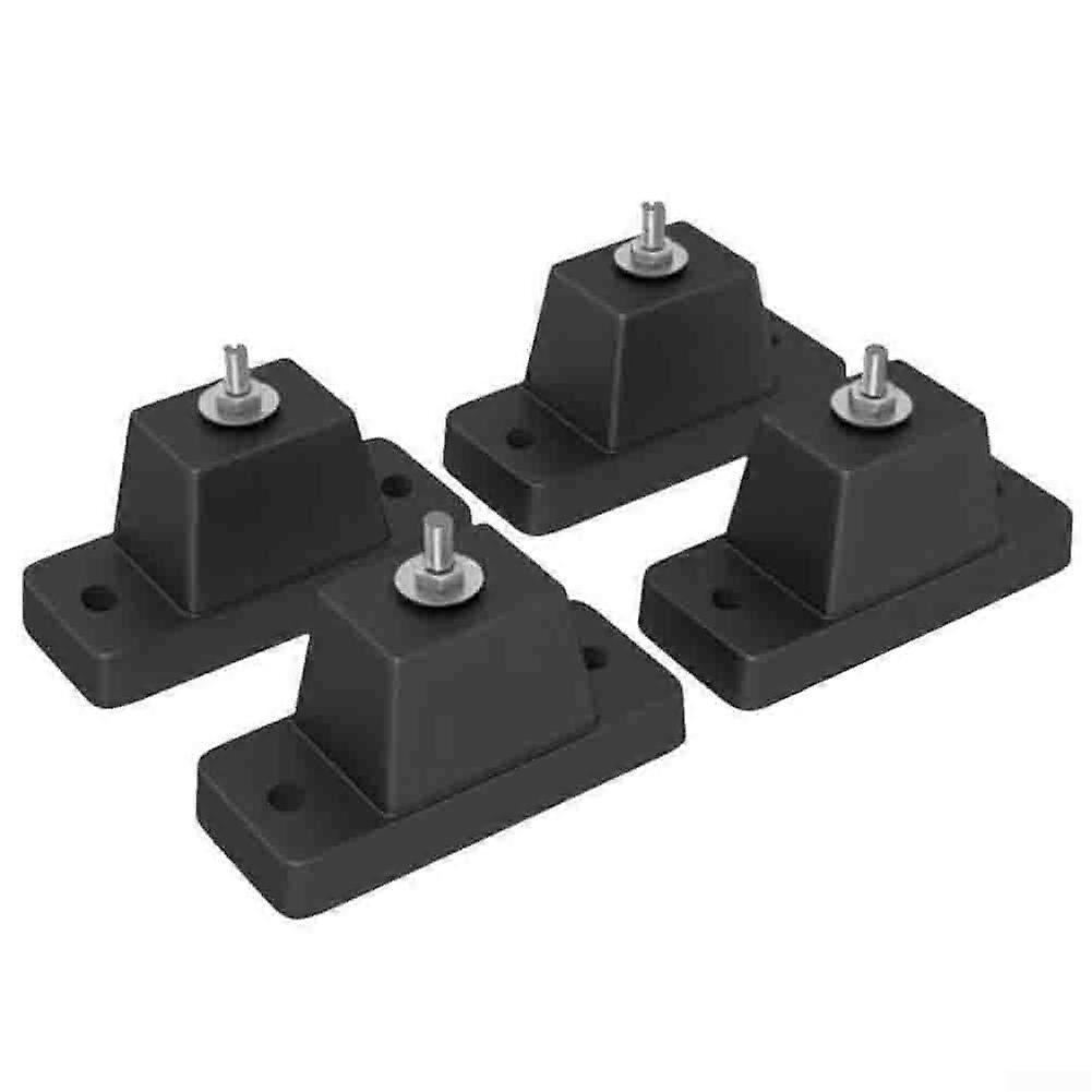 Air Conditioner Vibration Pads 4 Pack Rubber Shock Absorbers Noise Reduction Easy Setup Compatible With Outdoor Units