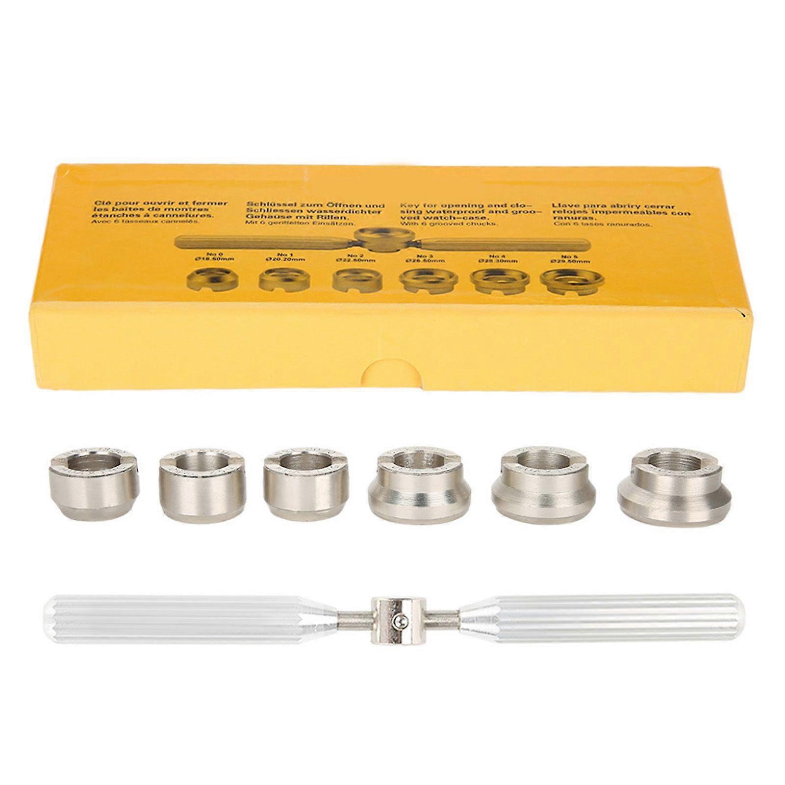 Watch Back Case Cover Opener Remover Wrench Dies Repairer Tool Set for Rolex Oyster