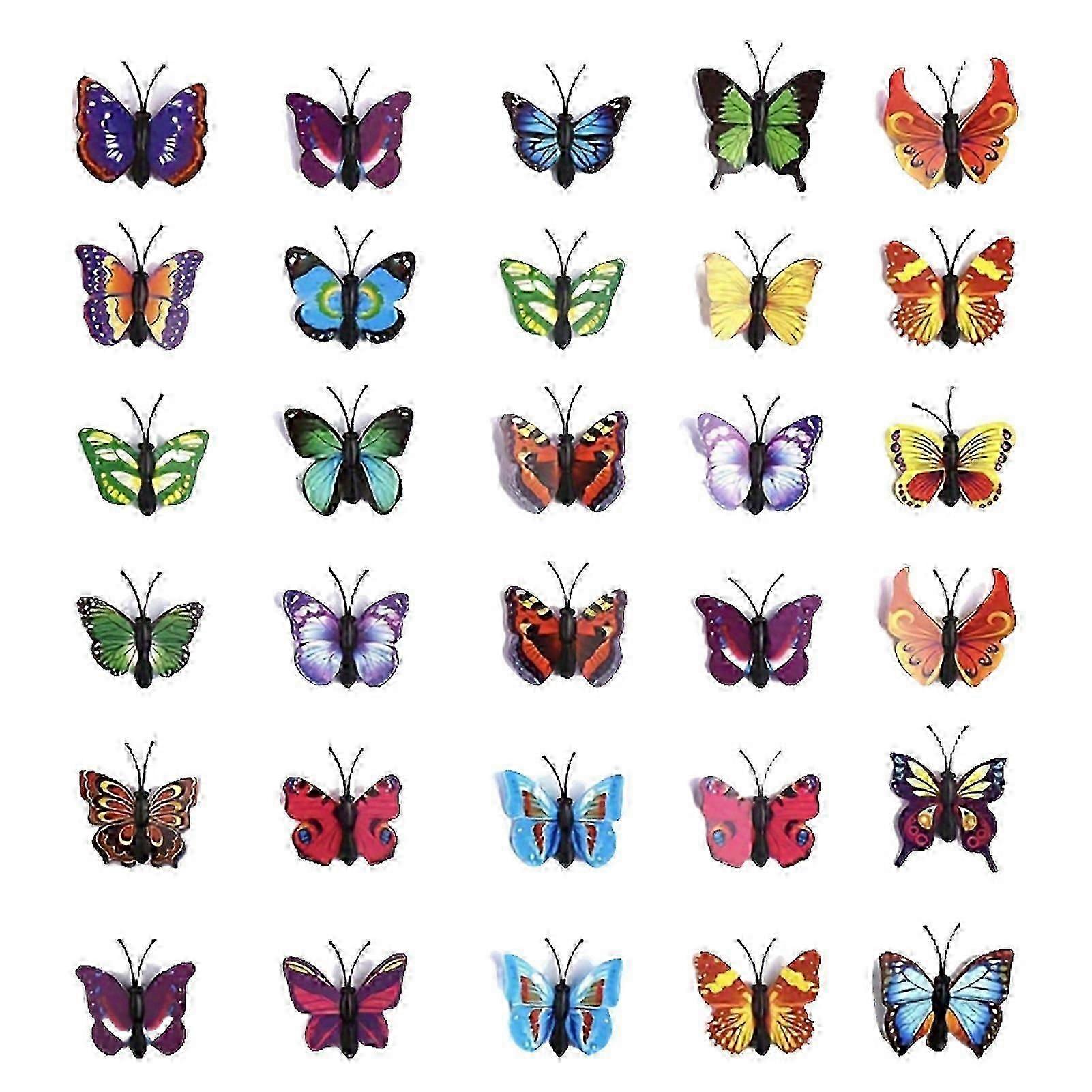 50-Piece Butterfly Push Pins Set - Compact and Lightweight for Office, School, and DIY Craft Projects