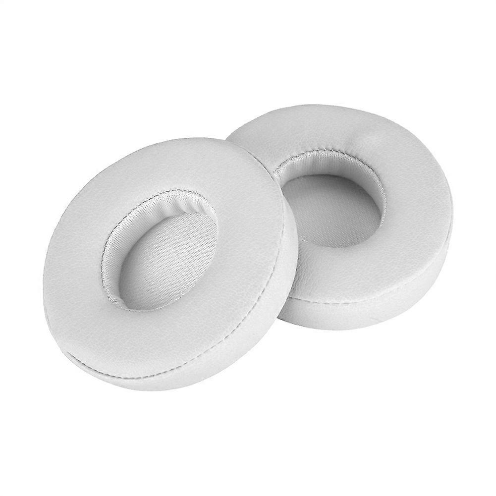 1 Pair White Ear Cushion Pads for SOLO2.0 3.0 Wireless Bluetooth Headset Soft Memory Foam