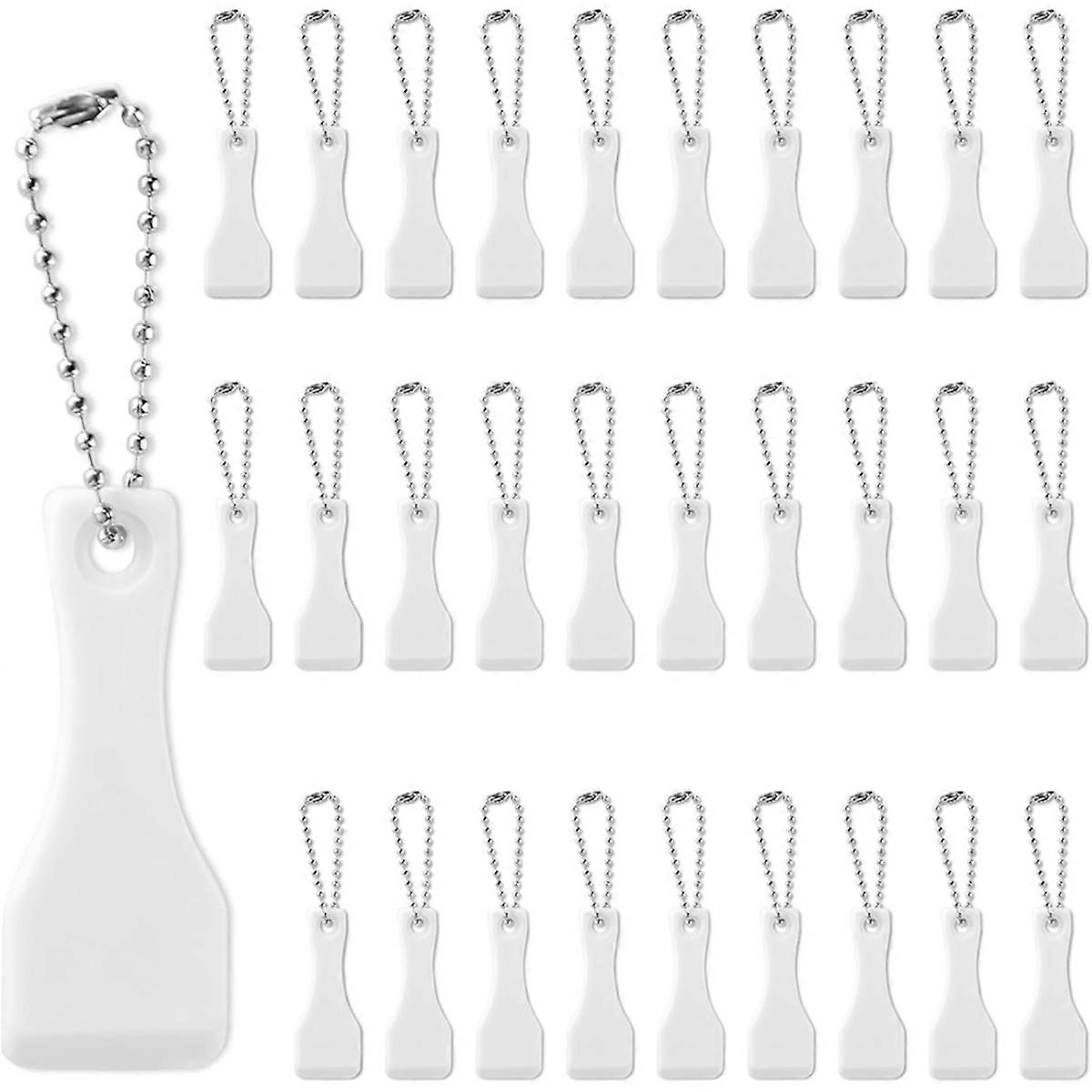 30Pcs Plastic Scratch Ticket Scratcher Tool Card Scraper