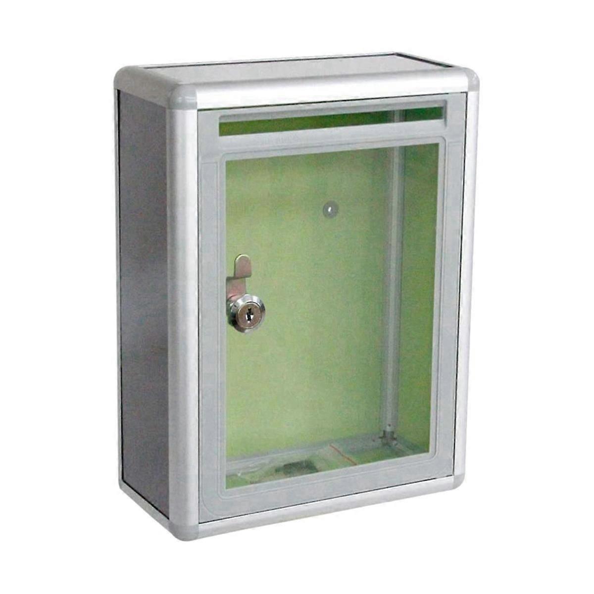 Proposal Box with Lock and Key Small Lockable Metal Home Office Proposal Box