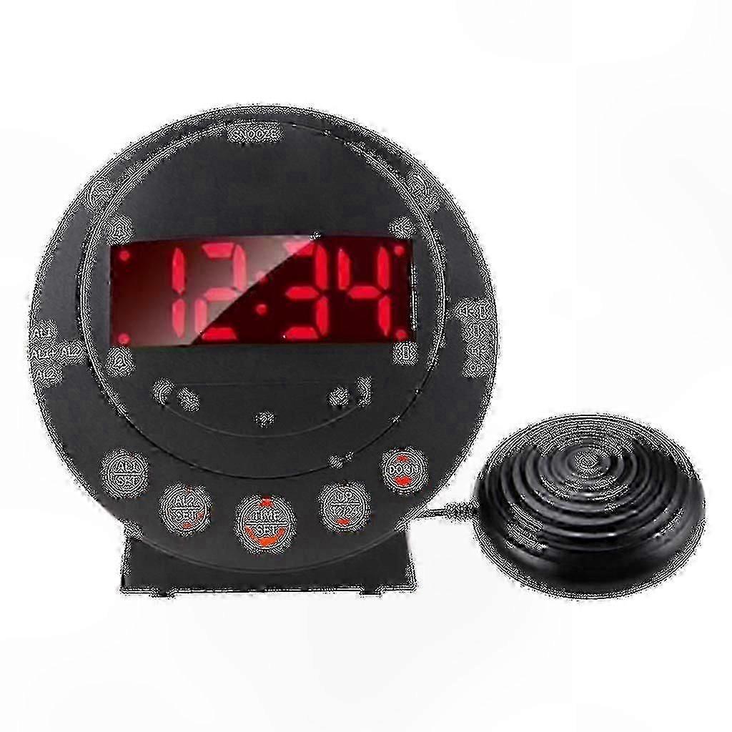 Extra Loud Alarm Clock with Vibrating Bed Shaker for Deep Sleepers