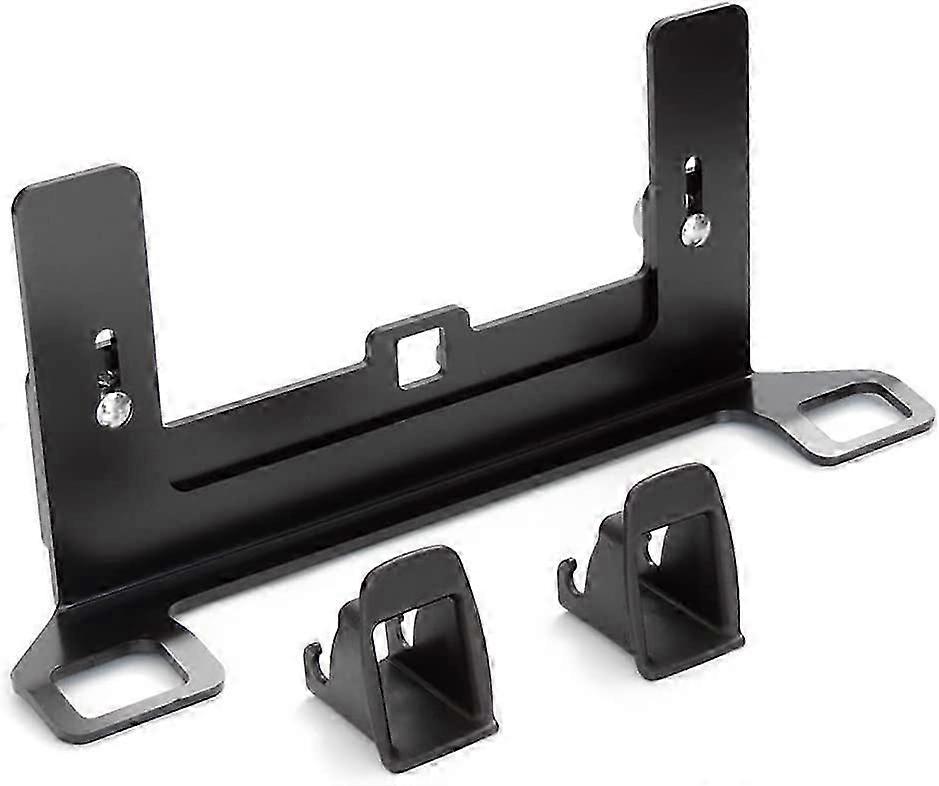 ISOFIX car seat mount with universal steel screws for secure installation