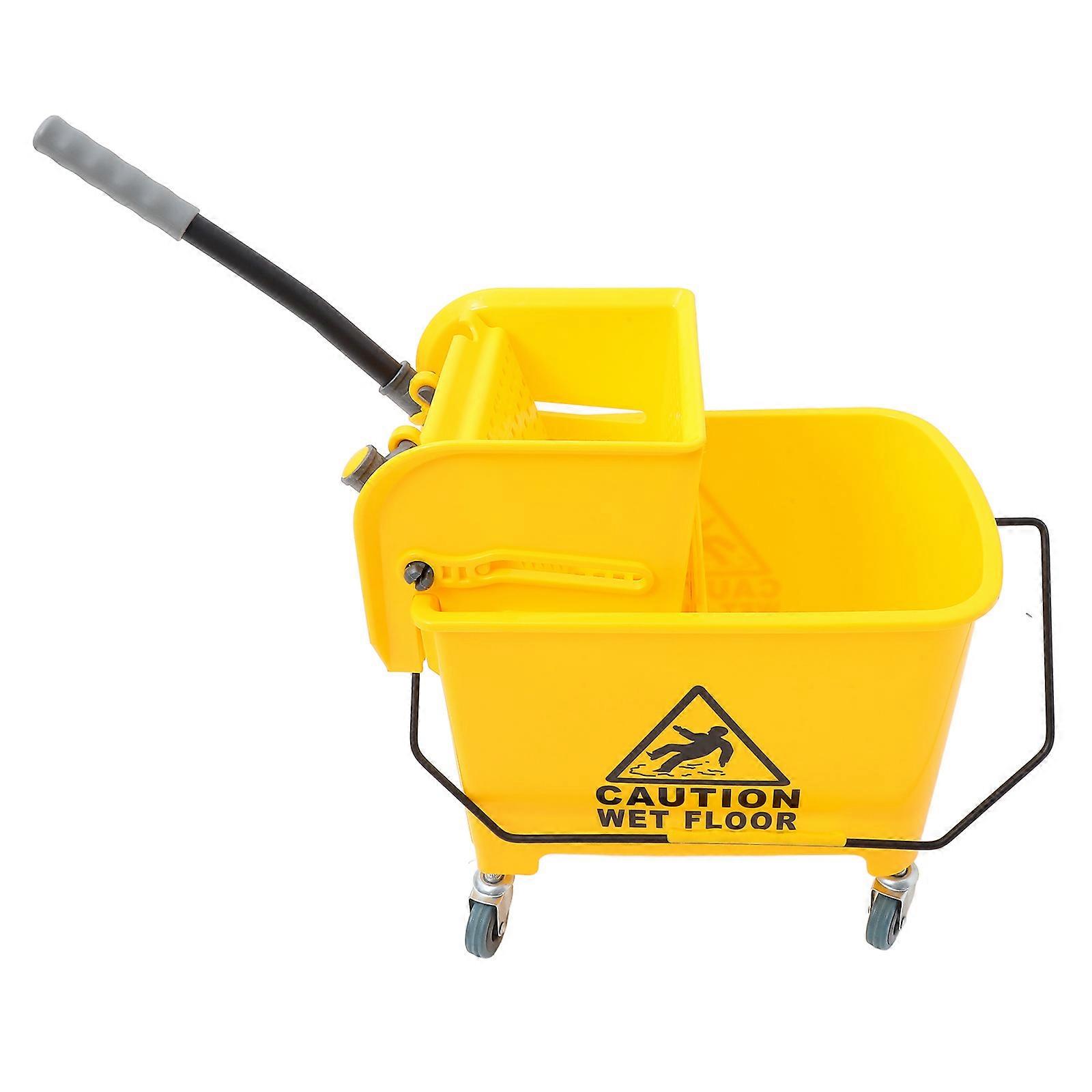 Mop Cleaning Accessories with Side Press 20L Commercial Mop Bucket