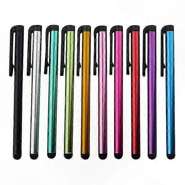 10-Pack Metallic Touch Stylus Pen with Precision Tip