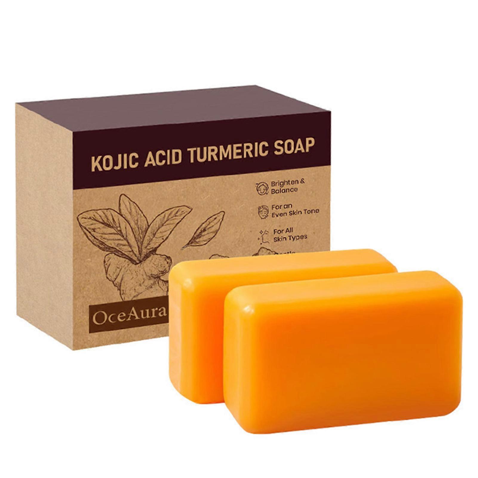 Hydrating Turmeric Bar Soaps For Sensitive Skin, Deeply Cleanses Pores Refines Skin Texture, Post-workout Refreshment