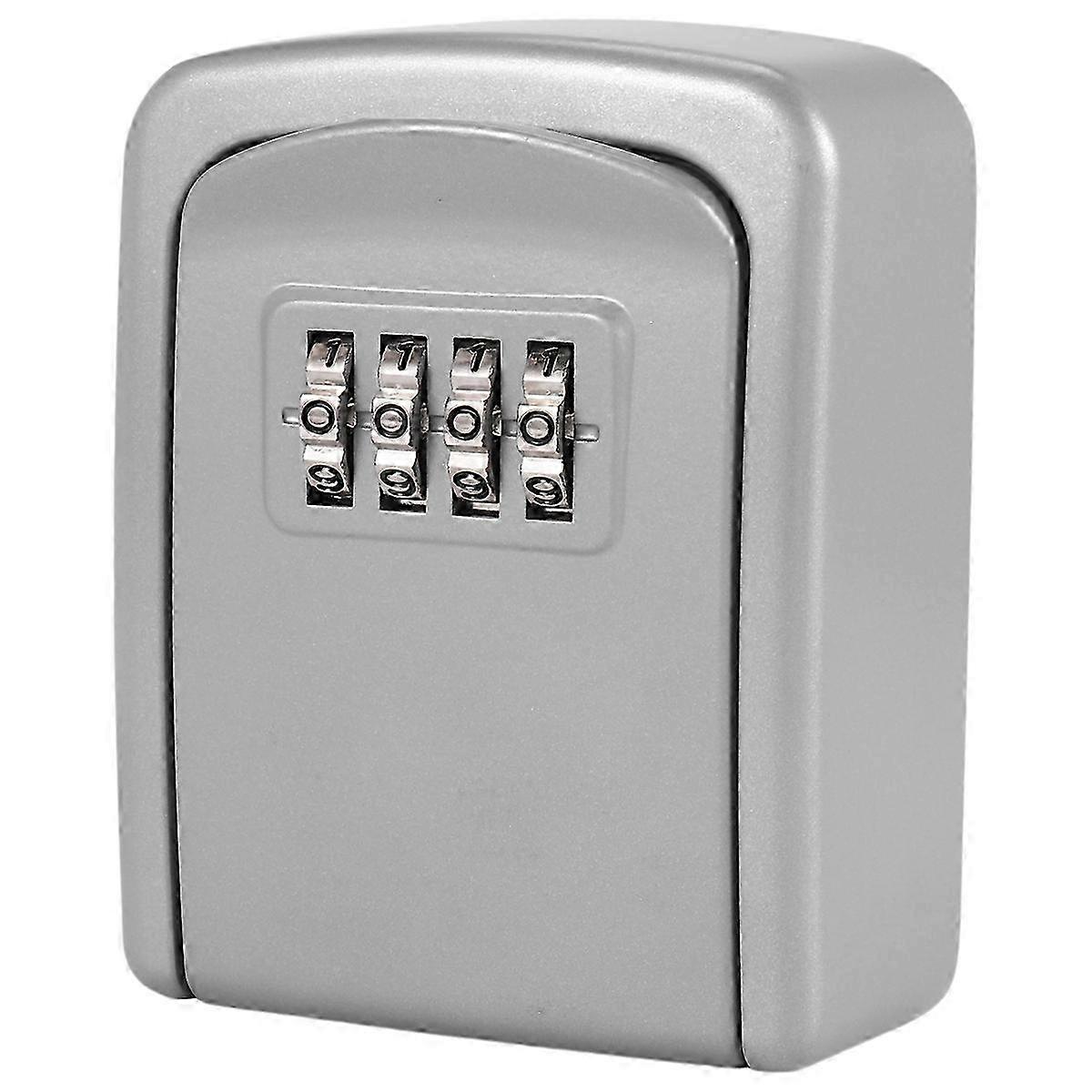 Key Lock Box Wall Mounted 4 Digit Combination Lock Box for House Key Weatherproof Security Key Stora----