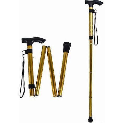 Folding Walking Sticks, Aluminum Adjustable Walking Cane Lightweight Portable