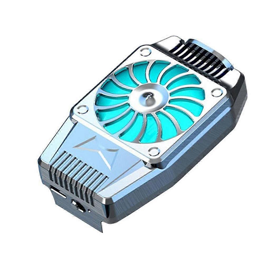 Portable Cooling Fan for Mobile Phones, Snap-On Cell Phone Radiator, Compact Gaming Cooler, Compatible with Various Models
