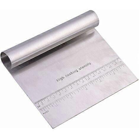 Stainless Steel Kitchen Pastry Dough Cake Pizza Scraper/Cutter