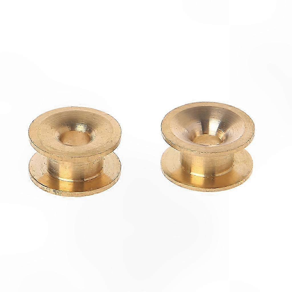 2-Pack Brass Trimmer Eyelet for Garden Tools Strimmer Line Retainer Replacement Part Universal Fit