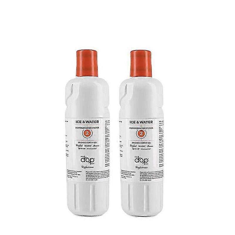 Refrigerator Filter Set: EDR2RXD1 Water Filter Compatible, Set of 2 for Refrigs