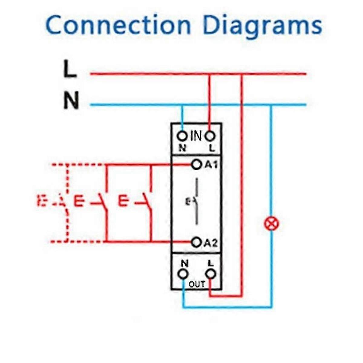 Tuya Smart Life ZigBee Circuit Breaker Din Rail 1P Single Pole Dry Contact Timer Relay App Remote C