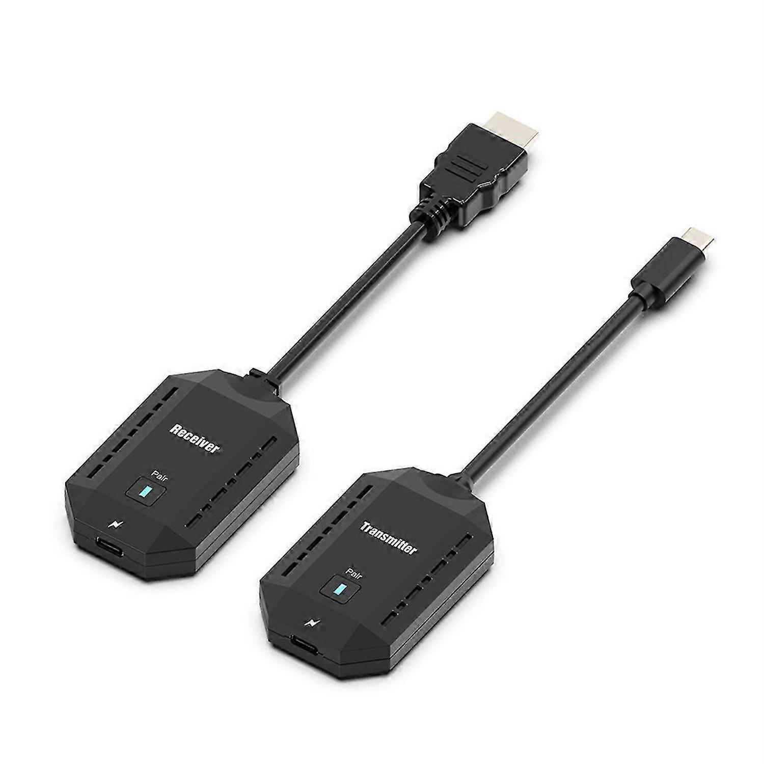 5G 4K 1080P Wireless HD Video Transmitter Receiver Extender Display Adapter Dongle for Phone TV Moni