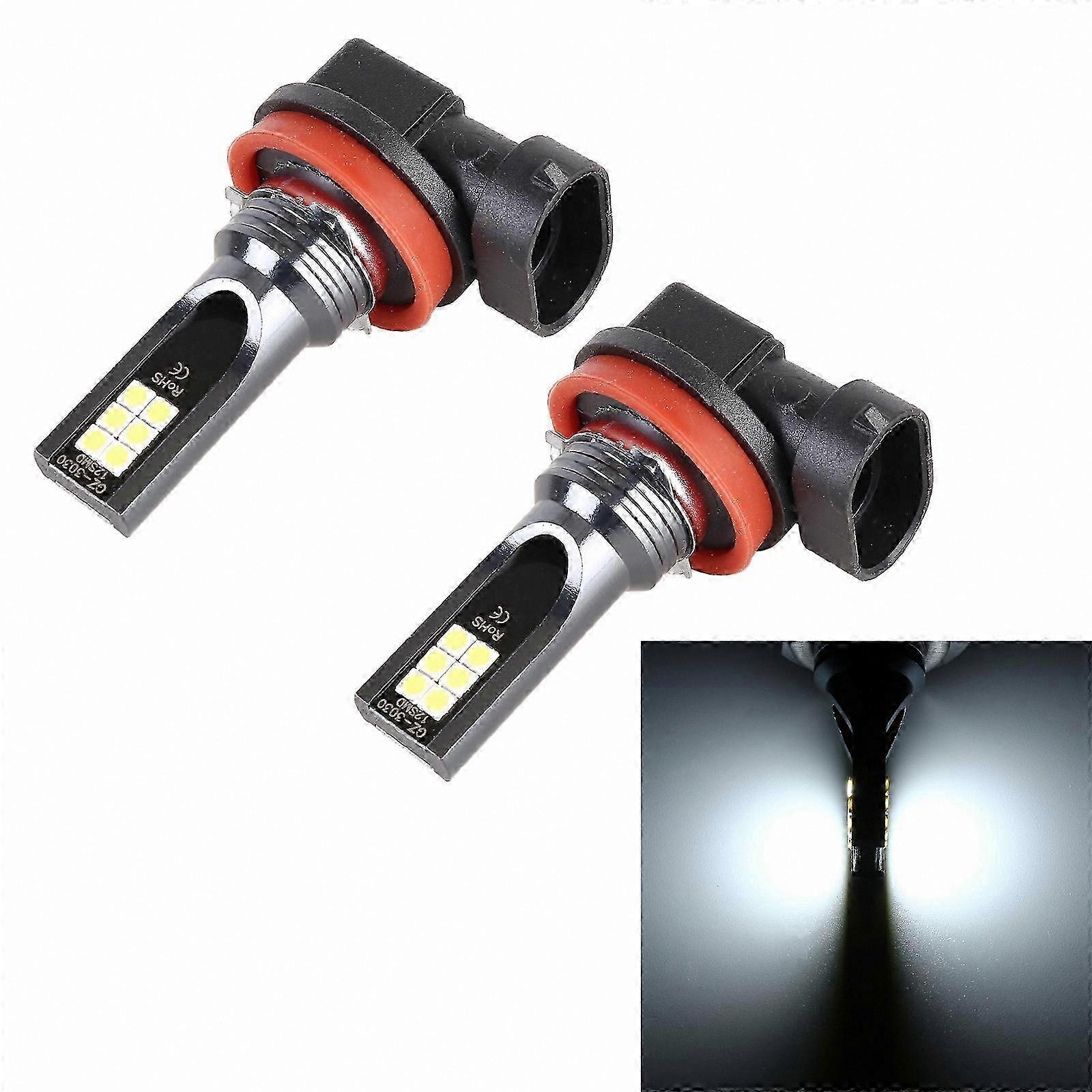2 Pack H11 H8 12V-24V LED Fog Lights for Vehicles