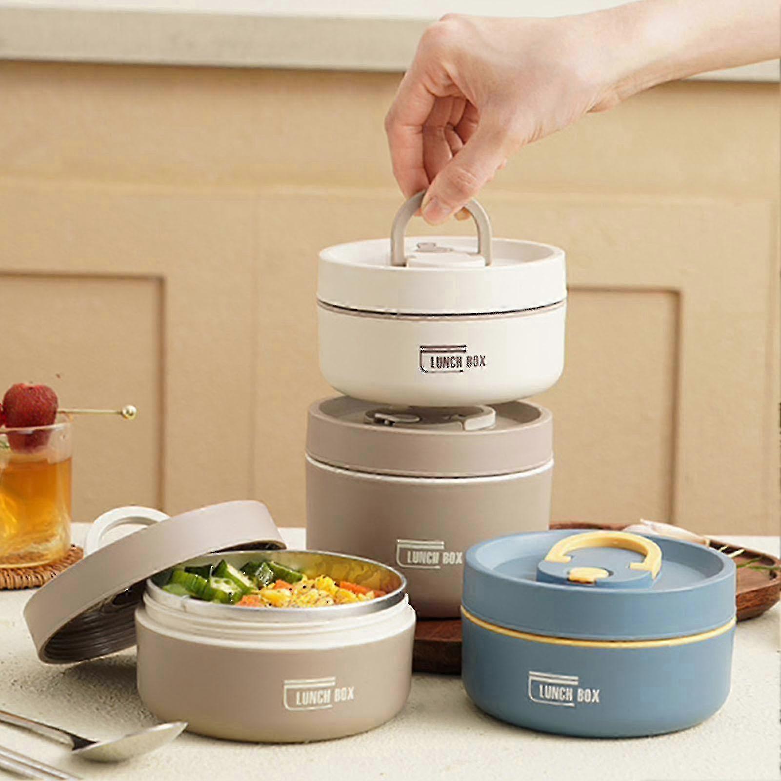 Portable Multi - layer Insulated Lunch Container Set for Picnics 2025