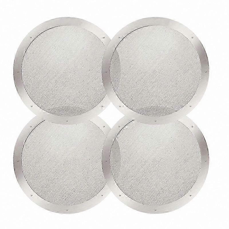 Stainless Steel Coffee Filters Replacement for AeroPress Brewers 4-Pack Reusable Mesh Design-Compatible with AeroPress Coffee Makers