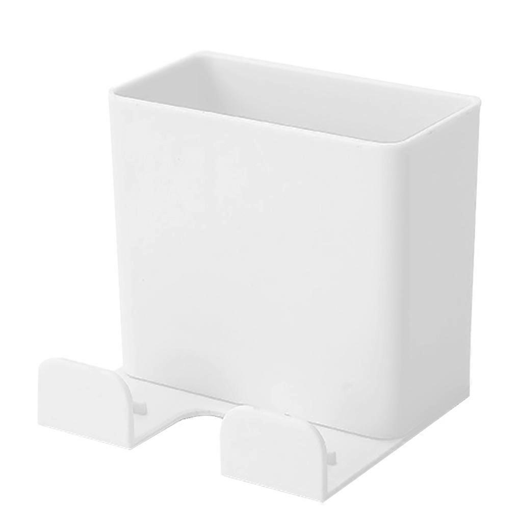 Wall Hanging Remote Controller Bracket Home Mobile Phone Rack No Hole Charging Storage Box