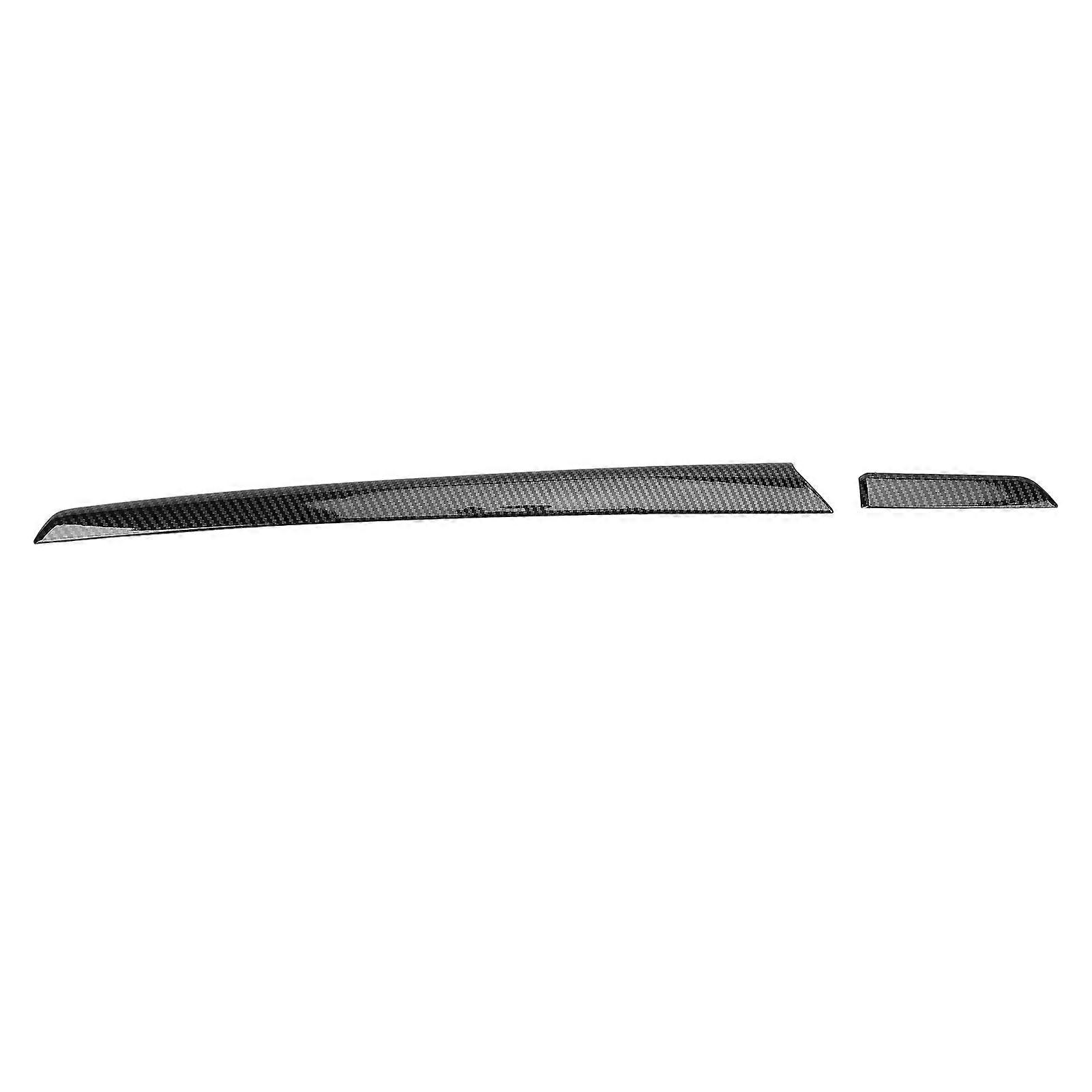 2PCS Carbon Fiber Center Console Trim Kit for Isuzu D-Max 2021-24