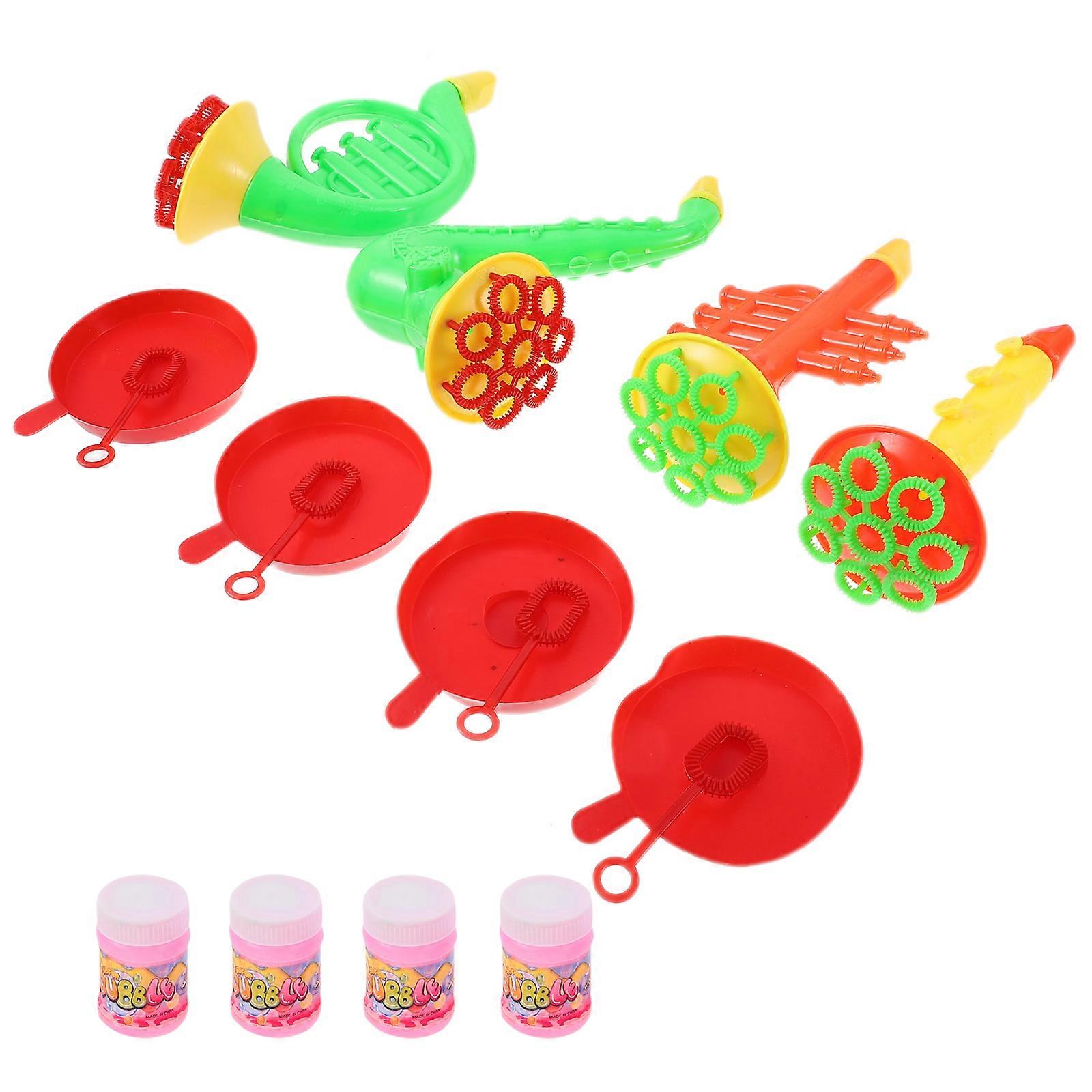 Kids Bubble Maker Outdoor Bubble Machine for Kid Playing 4Sets Assorted Color