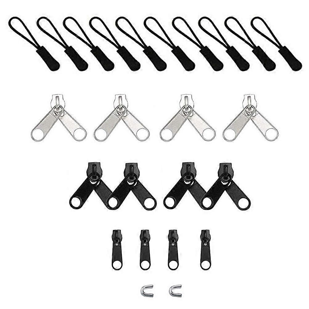 Zipper Pull Kit and Zipper Install Pliers Tool for Backpack 183Pcs Set