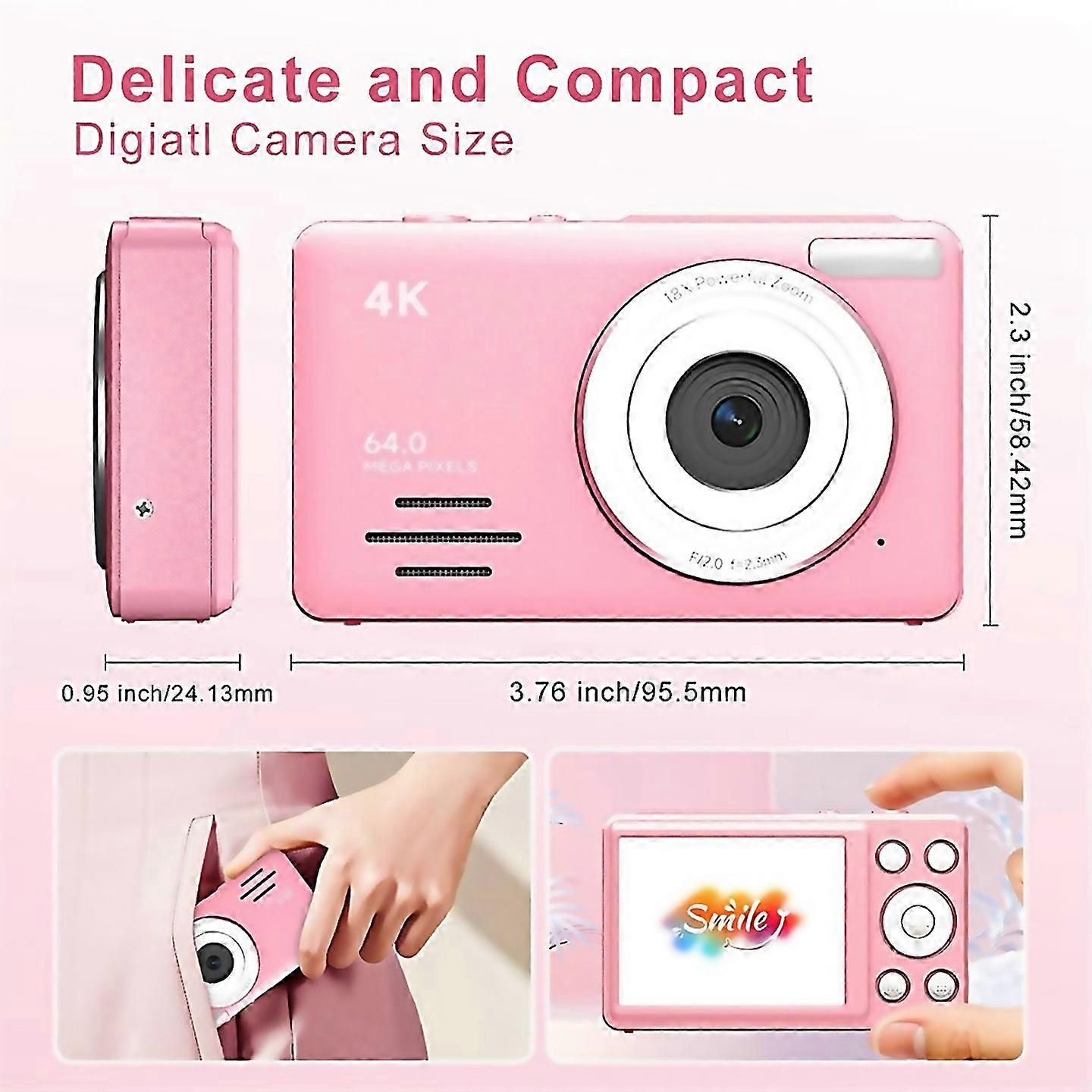 For 4k Digital Camera 288 Inch White