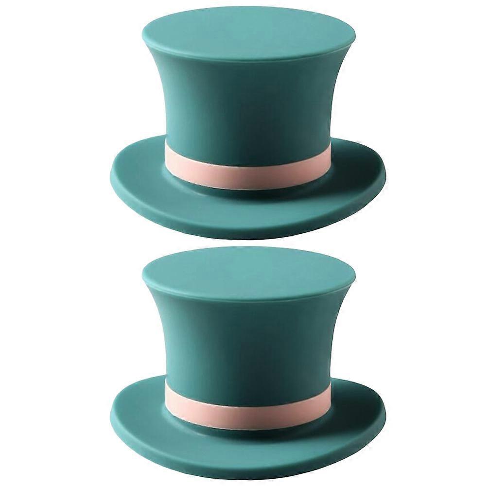 Reusable Silicone Cap Hat Shape For Party Gatherings 2 Pcs