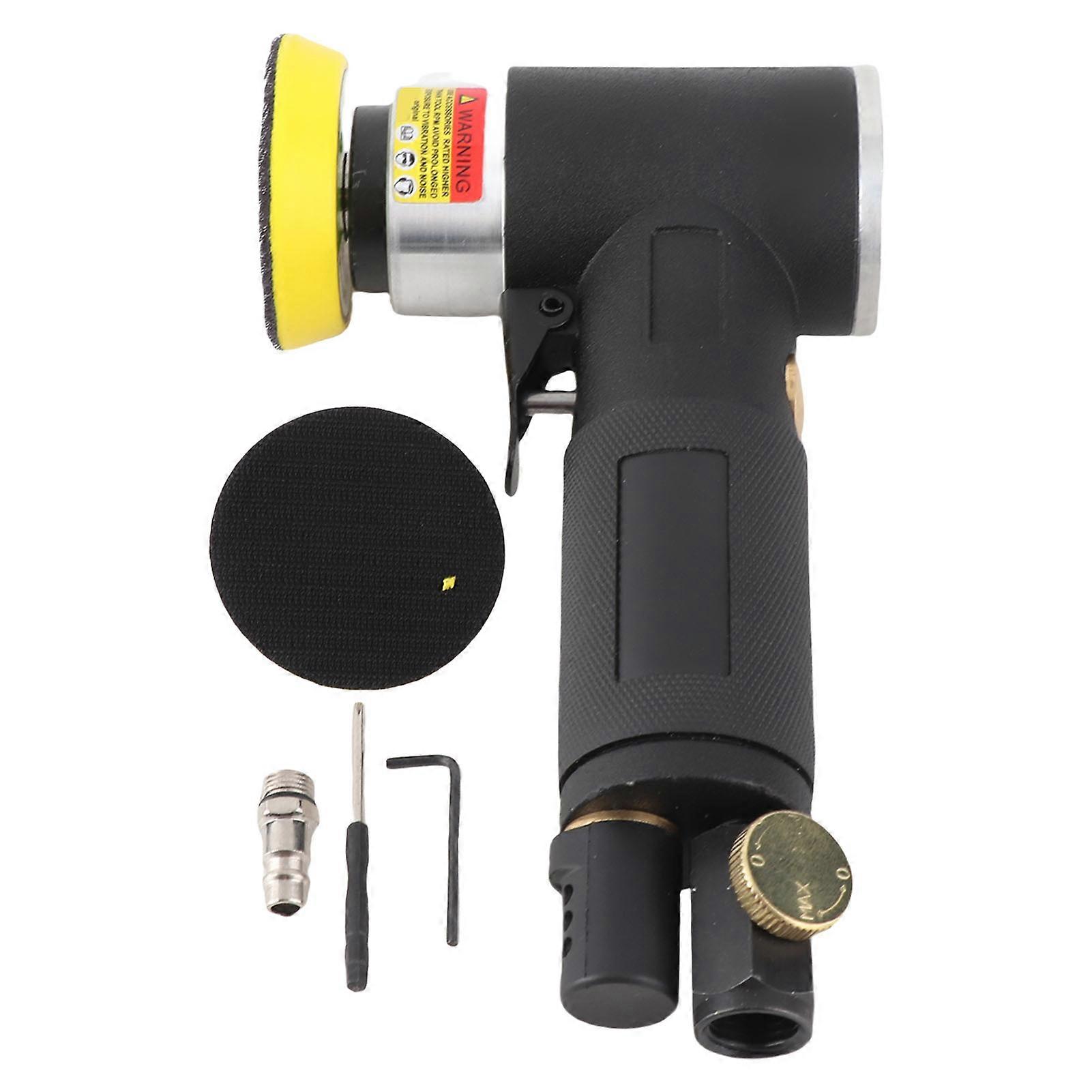 Pneumatic sander, polisher, air tool, grinding accessory, small and lightweight