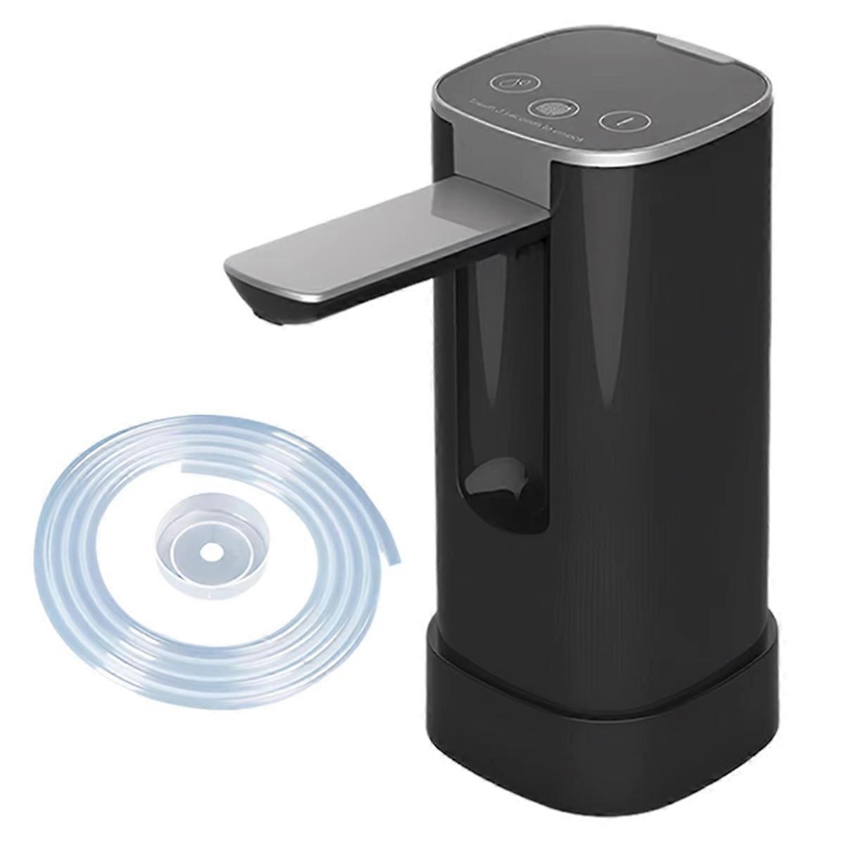 Electric Water Pump 3 Modes Folding Water Suction Pump USB-C Charging Portable Water Jug Pump for Home Office RV Camping A