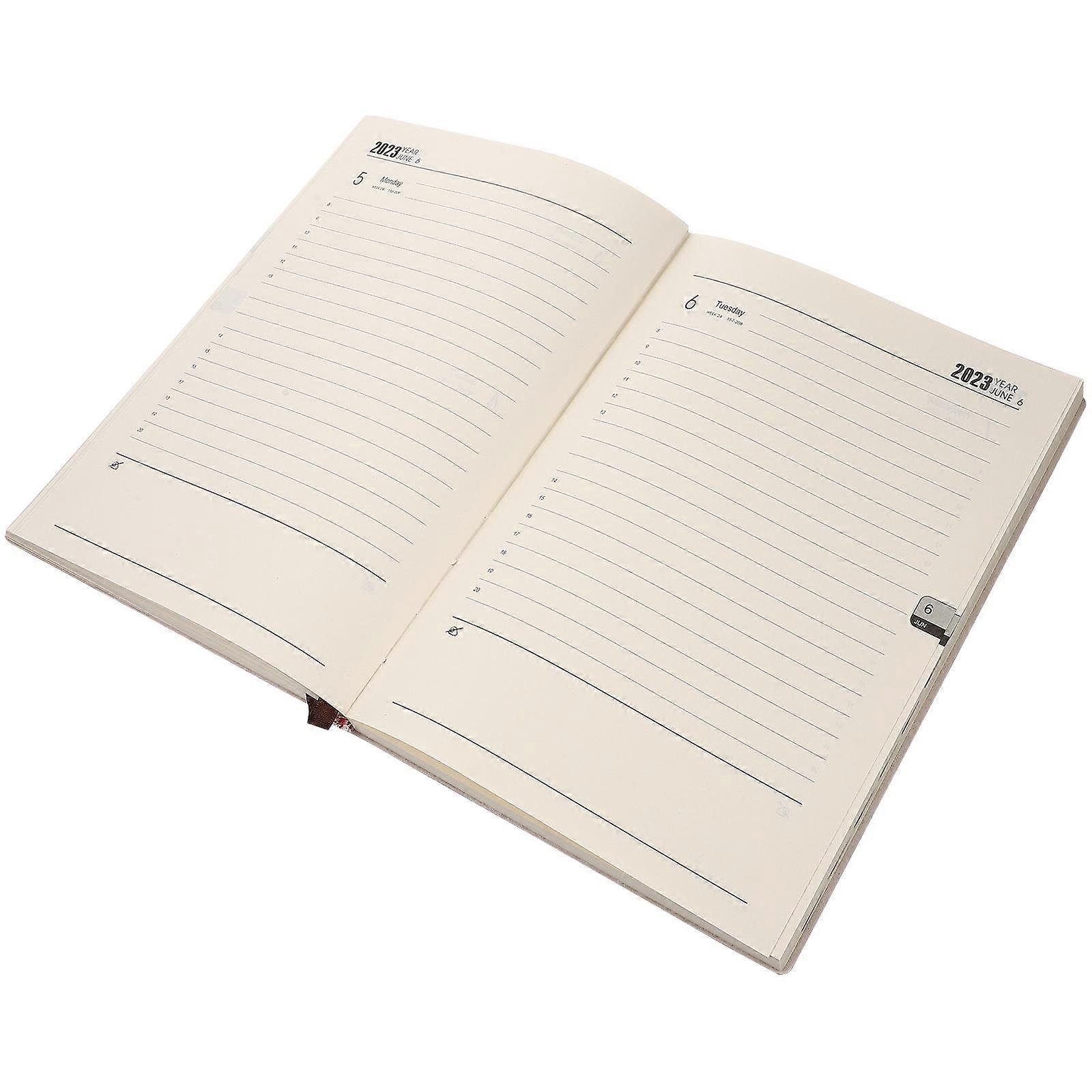 Agenda Notebook for Writing with English Notepad Planner Schedule Notebook